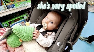 taking our baby on a shopping spree!!