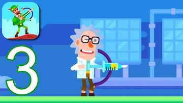 Bowmasters - Gameplay Walkthrough Part 3 - Dr. Sick (ios,Android)