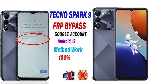 TECNO SPARK 9 FRP BYPASS Google Account  Without Pc New method Work 100%(Android 12)
