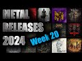 New metal releases 2024 week 20 may 13th  19th