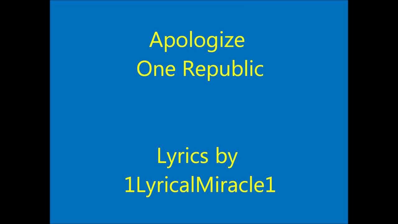 one republic apologize mp3 download original one republic apologize mp3 download original