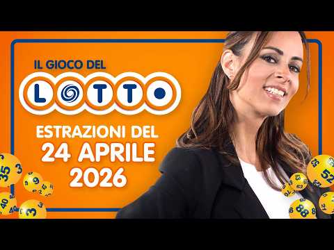 Video Estrazione in diretta del Gioco del Lotto e del Simbolotto di Venerdì 24 Aprile 2026
