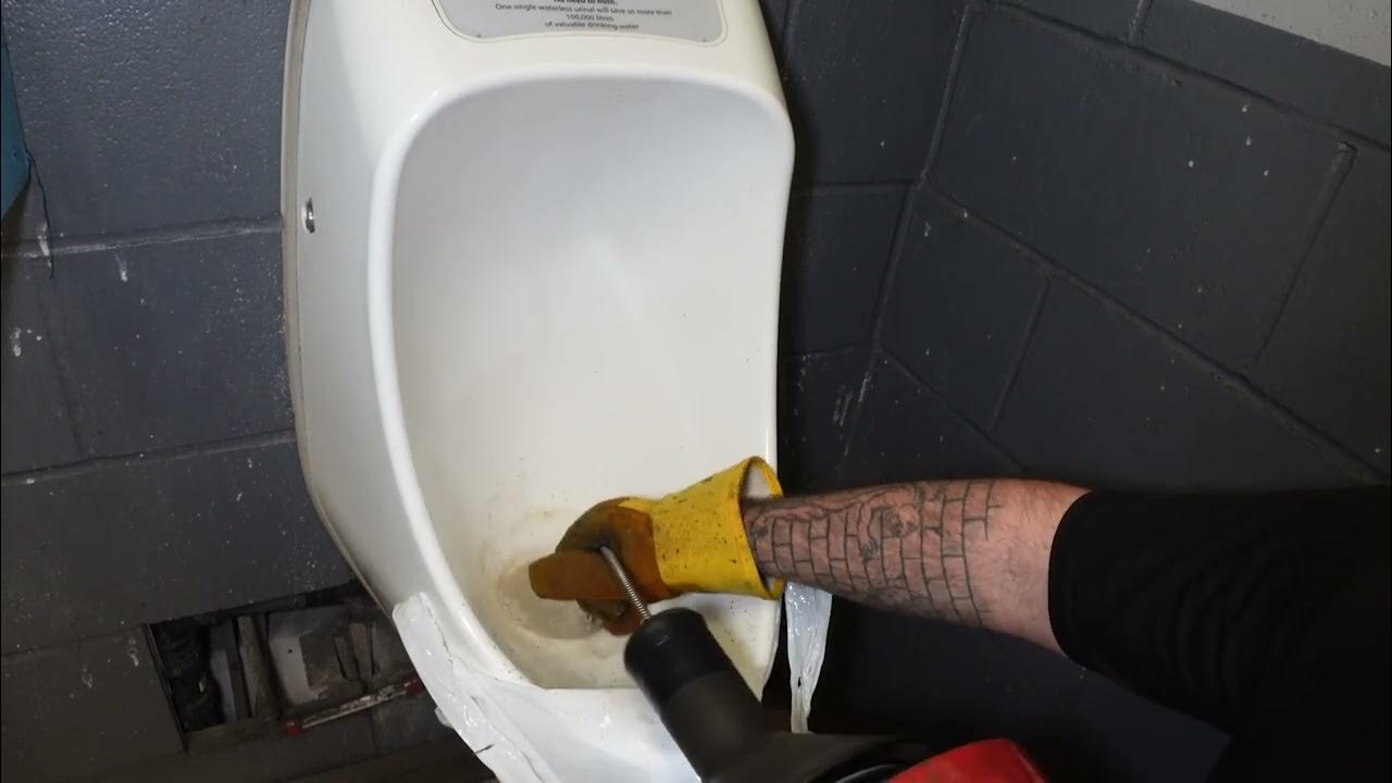 "No Flow, No Problem! Jay the Drain Guy Clears Out Waterless Urinals with Ease" YouTube