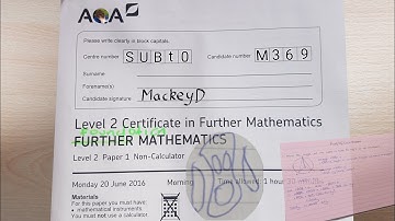 GCSE Further Maths Paper 1 Non-calculator Walkthrough!
