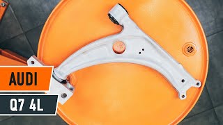 Как да сменим Преден носач на окачването на колелото на AUDI Q7 4L [Инструкция]