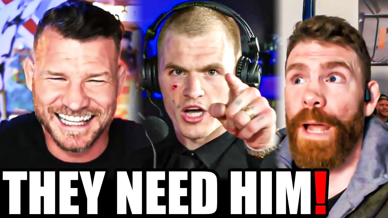 Майкл Биспинг ГЛАЗИРУЕТ Яна Гарри после вызова Ислама Махачева