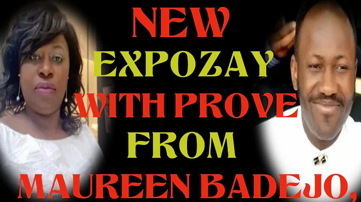 NEW REVELATIONS WITH PROVE FROM MAUREEN BADEJO.