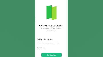 ColorOs 11.1 Android 11 New Update Oppo A16k
