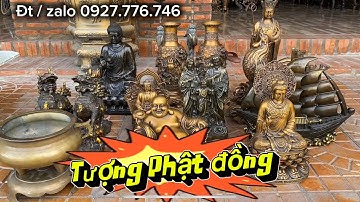 Tượng Phật đồng xưa _ cặp bình song Long tranh châu. Ngày 30/8/2025 #đồđồngnguyễnnghi 