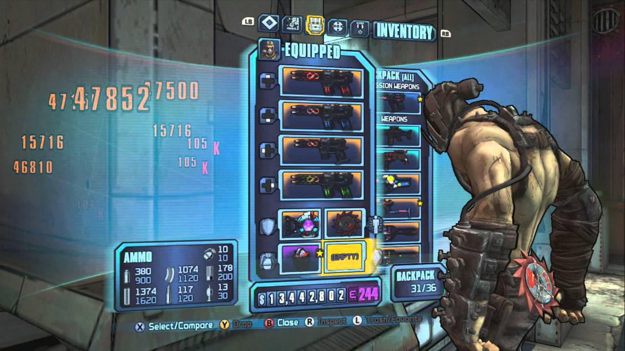 Borderlands 2 Inventory Dupe Op 8 Gear Youtube