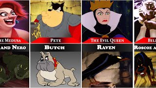 Disney Villains And Their Pets