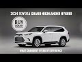 2024 Toyota Grand Highlander Hybrid: Honest User Review with Surprising Owner Insights!