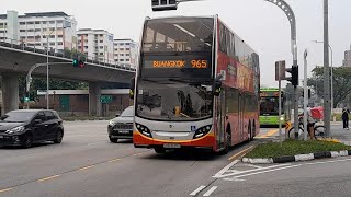 (MOH & HPB Sodium Reduction Campaign) SMB3539D Service 965 & SG1871J Service 852 At Yishun Avenue 2