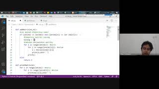 Matrix dengan Nested List