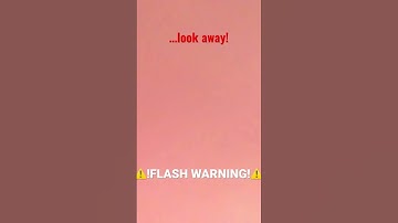 ⚠️FLASH WARNING⚠️   (⚠️Don’t watch this if you have epilepsy or are sensitive to flashing lights⚠️)
