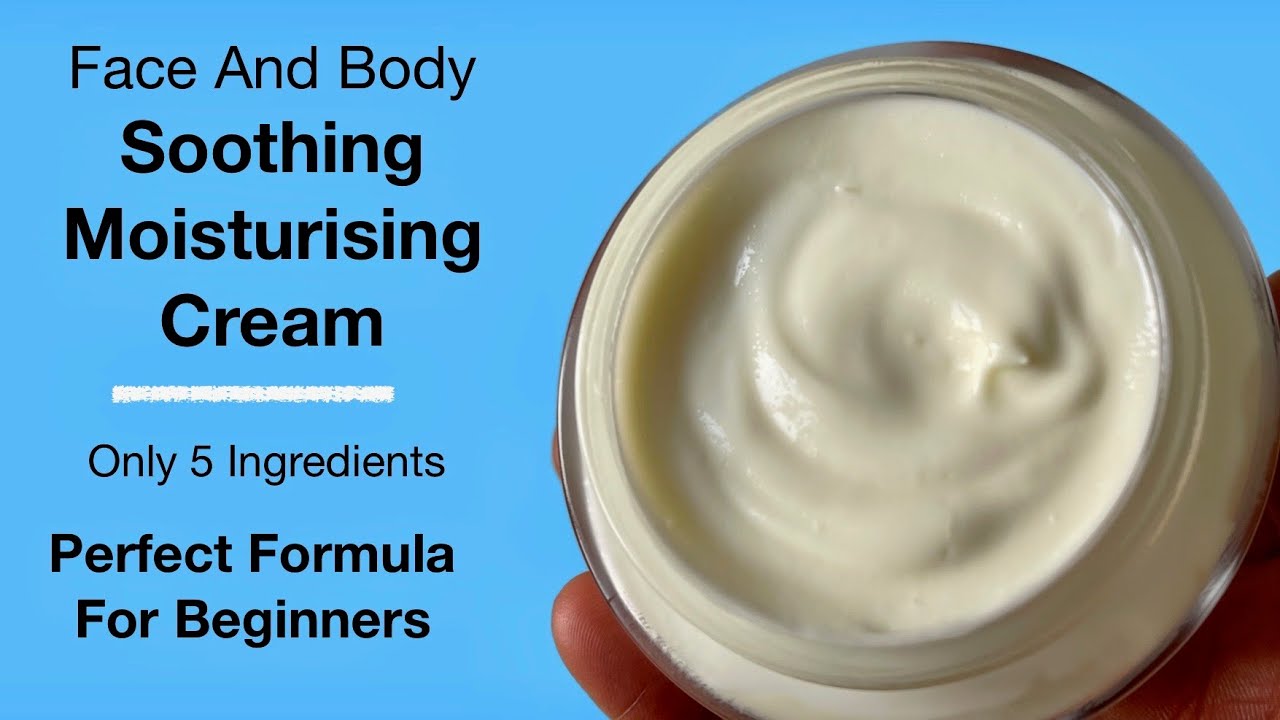 Simple Face Cream Recipe + Video Instructions • Lovely Greens