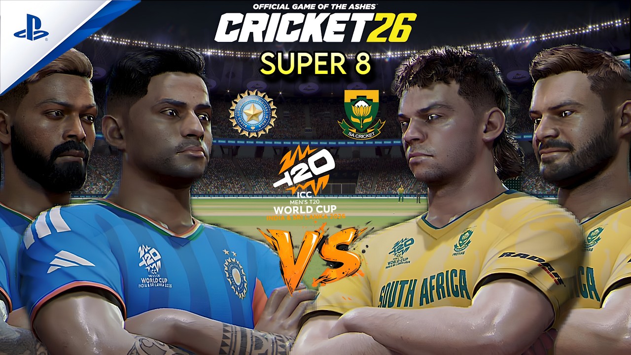 Cricket 26 | India vs South Africa | T20 WC 2026 Super 8 | Explosive Run Fest in Ahmedabad 💥