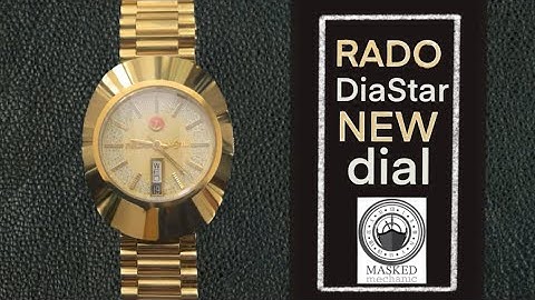 How to overhaul a day-date Rado diastar and changing the dial?