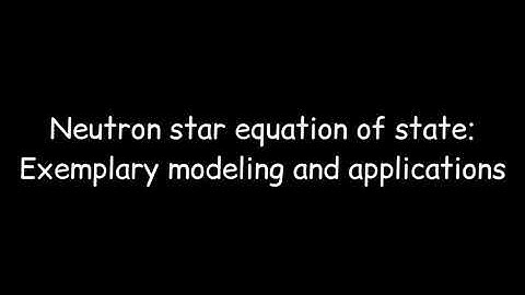 Neutron star equation of state: Exemplary modeling and applications...