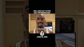 2Pac used Rap to find self-determination 🧠 #2pac #tupac #rap #shorts #fyp