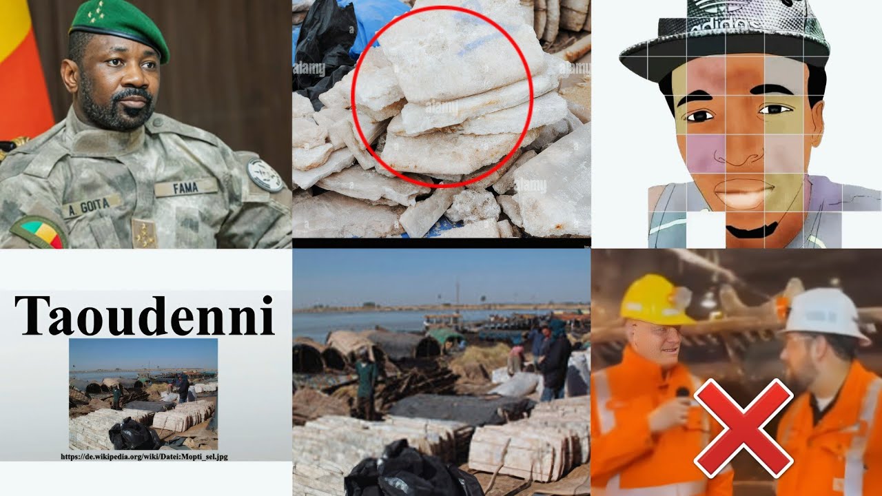 Momo : le Mali 🇲🇱 a une terre béni et pleine des ressources minières tels que le sel de taoudeni