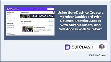 Creating a Member Dashboard with SureDash, SureMembers, and SureCart