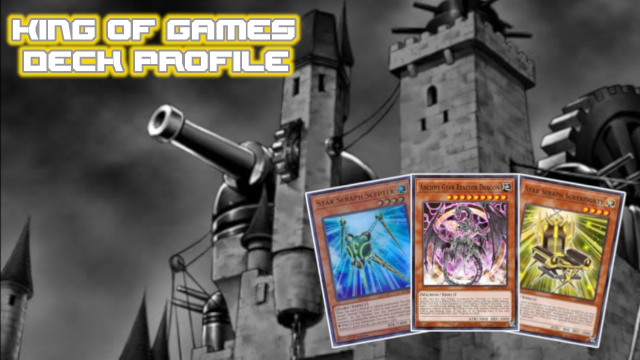 King of Games Deck Profile Stick and Chair Ancient Gears [YuGiOh