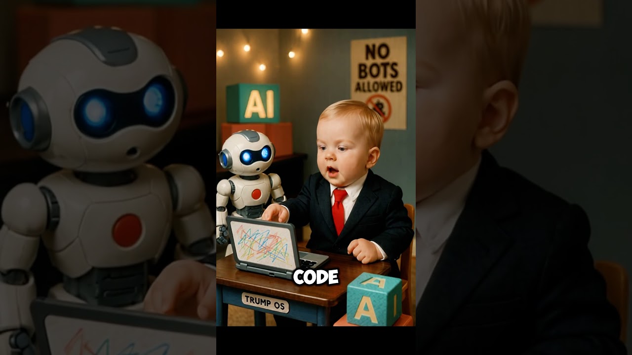 Baby Trump Says: “AI Smarter Than Me? I Taught My Pacifier to Tweet!” 🤖🍼😂 