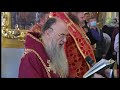 Митрополит Санкт-Петербургский Варсонофий совершил литургию в Николо-Богоявленском морском соборе.
