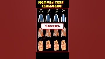 memory test challange | riddle and puzzles for IQ test|| #shorts #quiztime #1million #youtubeshorts