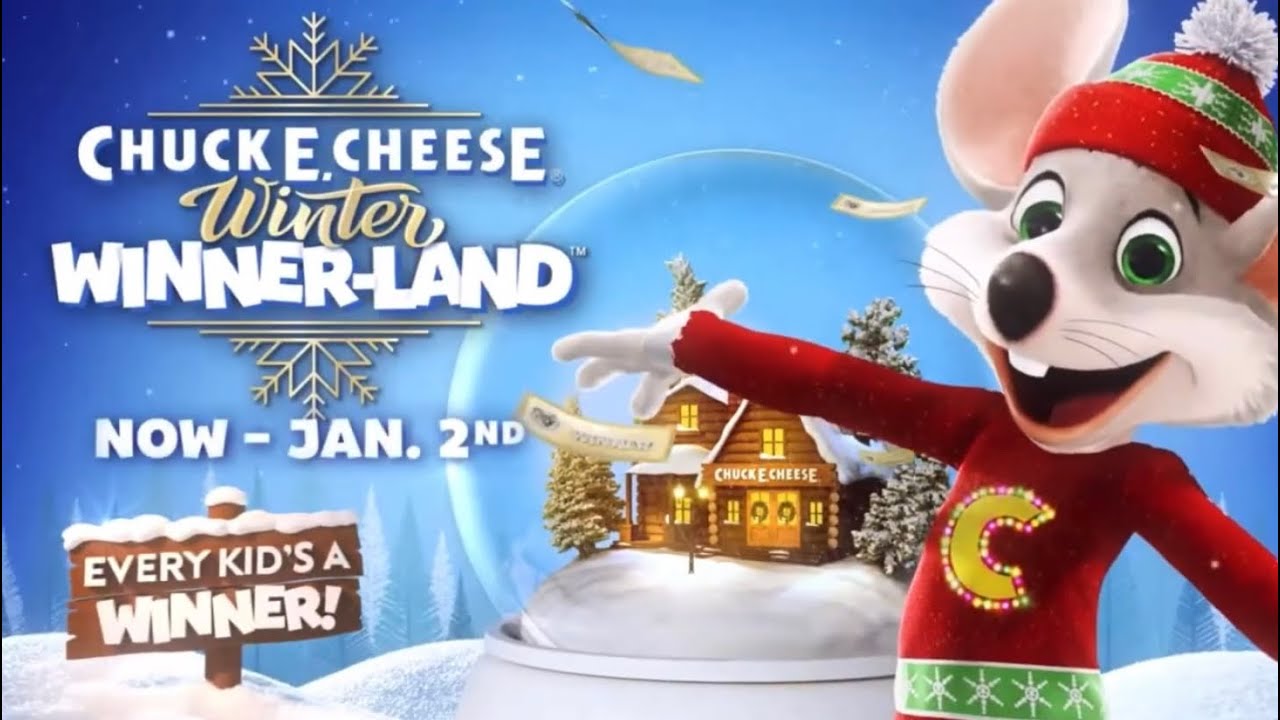 Chuck E. Cheese Winter WinnerLand Commercial 2021 YouTube