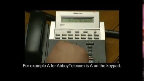 How to Use the Directory Key on a Samsung DS5014s Handset