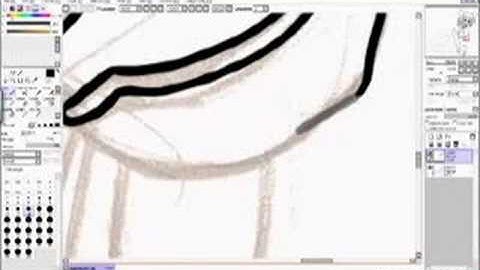 Katie Lineart in PaintTool SAI