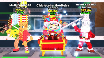 I Unlocked ALL 17 NEW CHRISTMAS BRAINROTS..