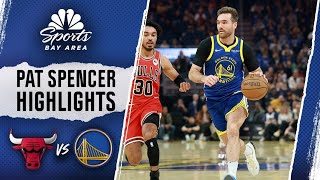 Pat Spencer highlights: Watch Warriors guard score 17 points in OT loss to Bulls | NBC Sports BA