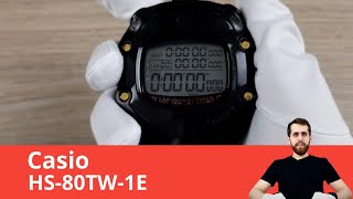 Обзор и настройка секундомера Casio HS-80TW-1E / Полная инструкция