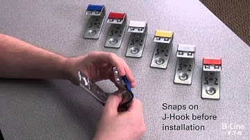 B Line J Hook Color ID Clip