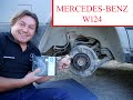 Mercedes w124 - How to replace the hand brake shoes tutorial