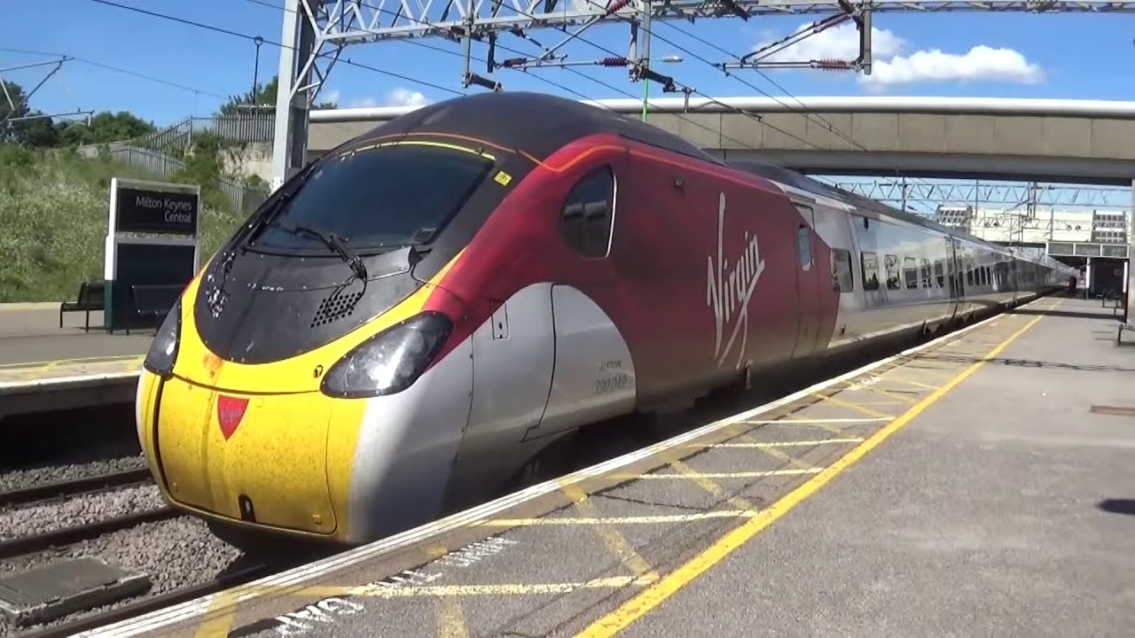 Trains at Milton Keynes Central - WCML - 22/6/19