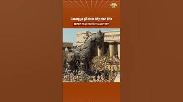 Con ngựa gỗ chứa đầy binh lính trong trận chiến thành Troy