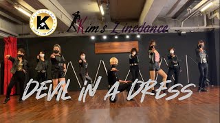 Devil In A Dress Linedance 초중급라인댄스 킴스라인댄스 강남반 Choreo Sebastiaan H.