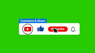 Youtube Subscribe Button, Comment, Share, Like, and Bell Notification Buttons | Free Download