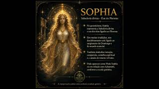 ✨ SOPHIA: A SABEDORIA DIVINA NO GNOSTICISMO ✨ #gnose #sophia #pleroma