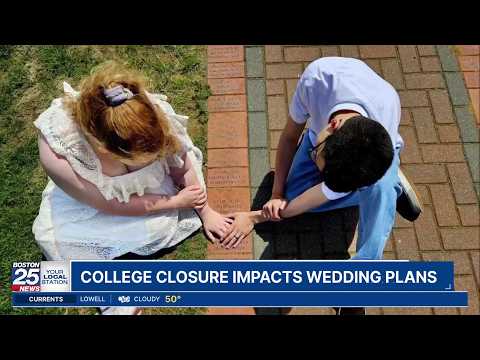 Wedding in crisis: Couple scrambles after sudden closure of Massachusetts college
