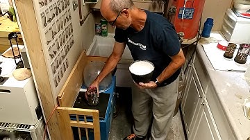 Investing 3 flasks for lost wax casting