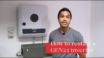 How to restart your Fronius GEN24 and GEN24 Plus with a BYD Battery (AUS)