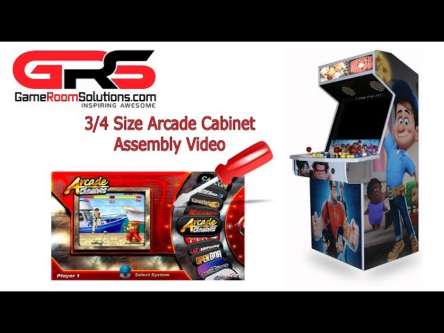 Mini Arcade Cabinet Kit for 22 Monitor   GameRoomSolutions com