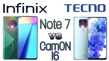 Tecno CamOn 16 vs Infinix Note 7 | Specification | Comparison | Features | Price