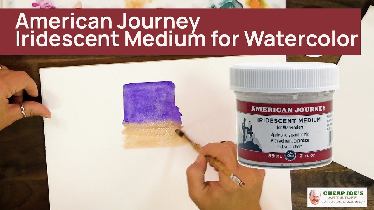 American Journey Iridescent Watercolor Medium - 2 oz.