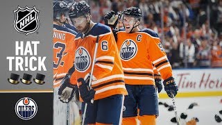 Connor McDavid tallies hatty in opener for first time in Oilers history